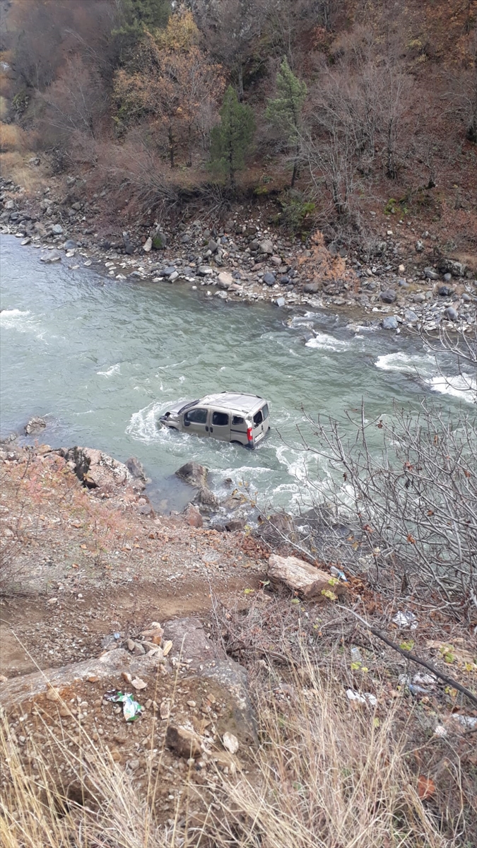 Artvin'de dereye yuvarlanan otomobildeki 2 yaralıyı çevredekiler kurtardı