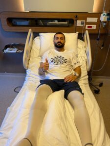 ANKARA (AA) – Antrenman esnasında aşil tendonu kopan Avrupa şampiyonu