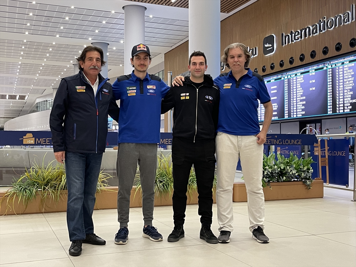 Avrupa Ralli Kupası gençler şampiyonu Castrol Ford Team Türkiye, yurda döndü