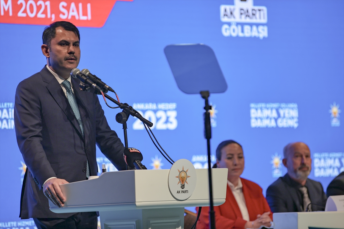 Bakan Kurum, AK Parti Gölbaşı İlçe Danışma Toplantısı'nda konuştu: