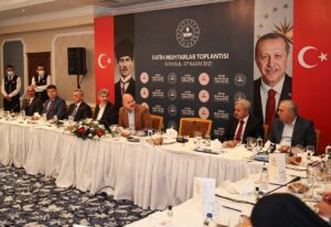 İSTANBUL (AA) – İçişleri Bakanı Süleyman Soylu, "Fatih Muhtarlar Toplantısı"na