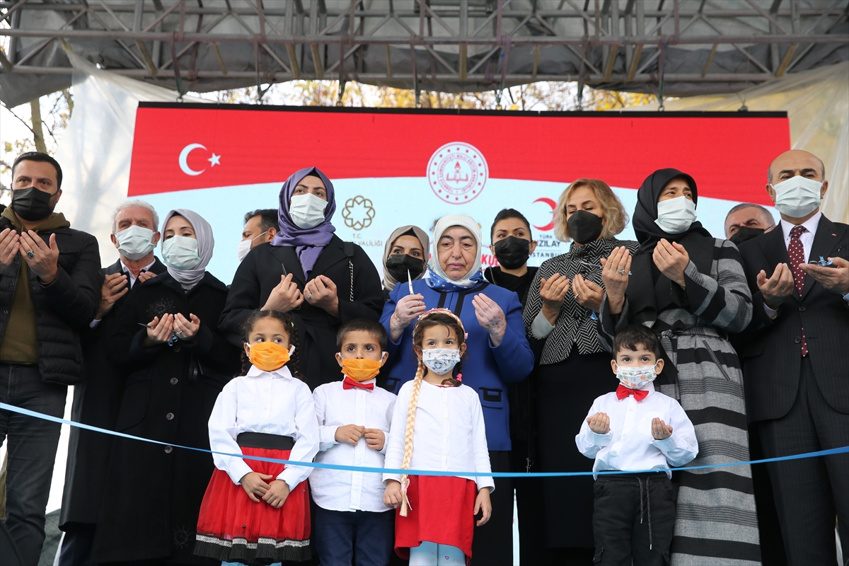 Binali Yıldırım'ın eşi Semiha Yıldırım, Mardin'de anaokulu açılışı yaptı