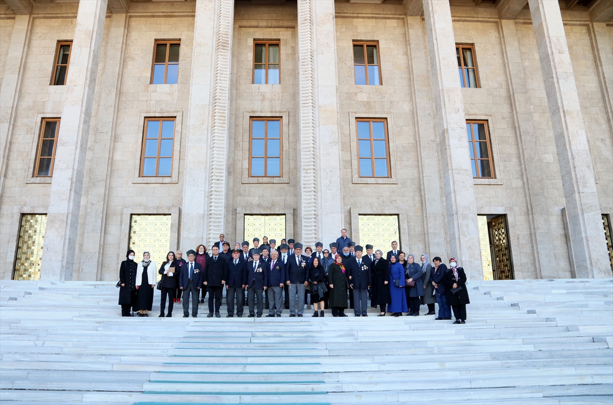 Çerkezköylü gazilerden TBMM'ye ziyaret