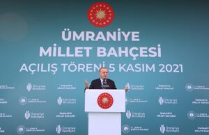 Cumhurbaşkanı Recep Tayyip Erdoğan, Ümraniye Millet Bahçesi açılış töreninde yaptığı