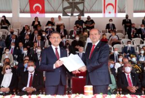 LEFKOŞA (AA) – Cumhurbaşkanı Yardımcısı Fuat Oktay, Rum tarafının, Akdeniz'de