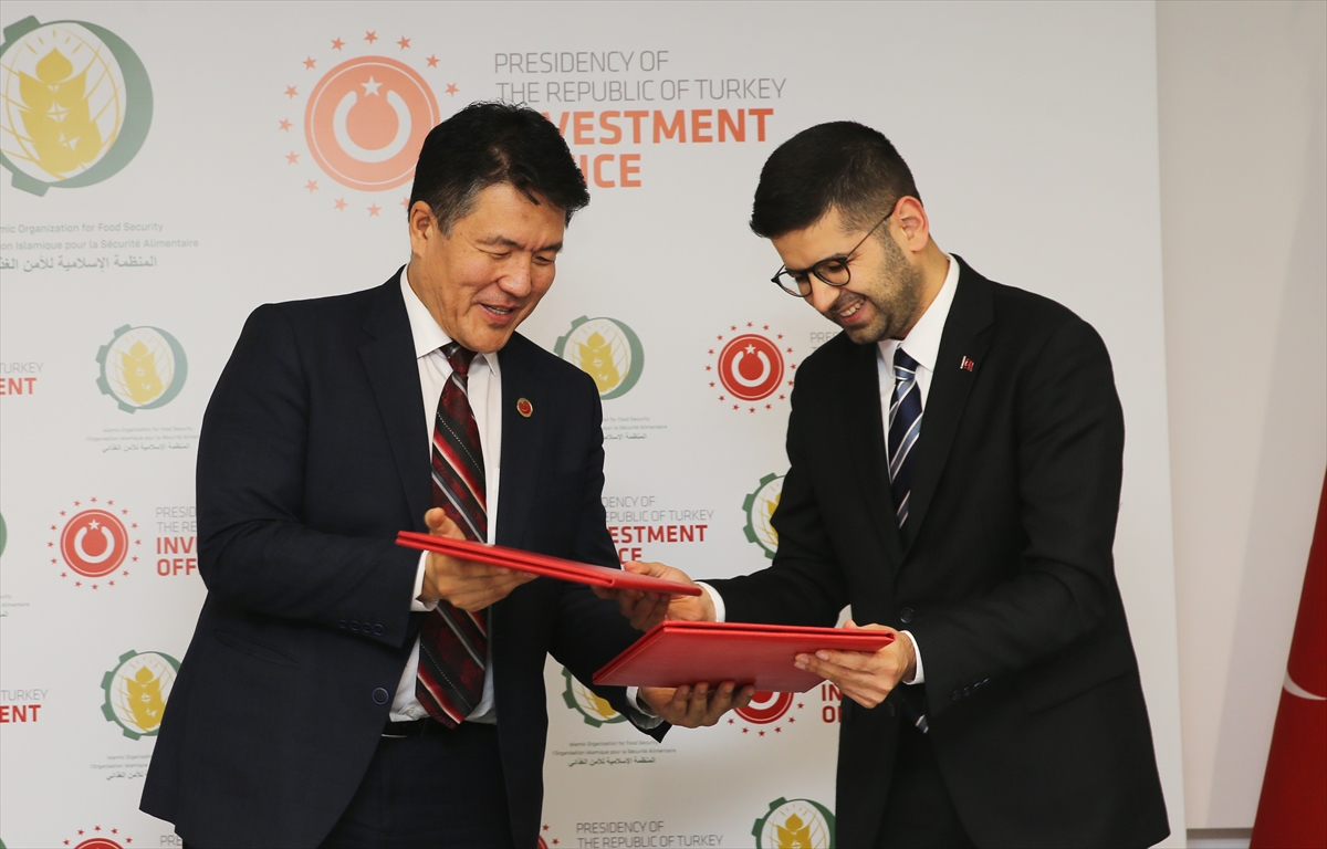 Cumhurbaşkanlığı Yatırım Ofisi ve İslam Gıda Güvenliği Teşkilatı iş birliği mutabakatı imzalandı