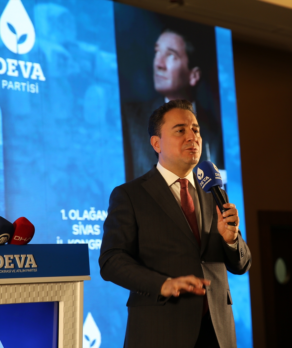 DEVA Partisi Genel Başkanı Ali Babacan Sivas'ta konuştu: