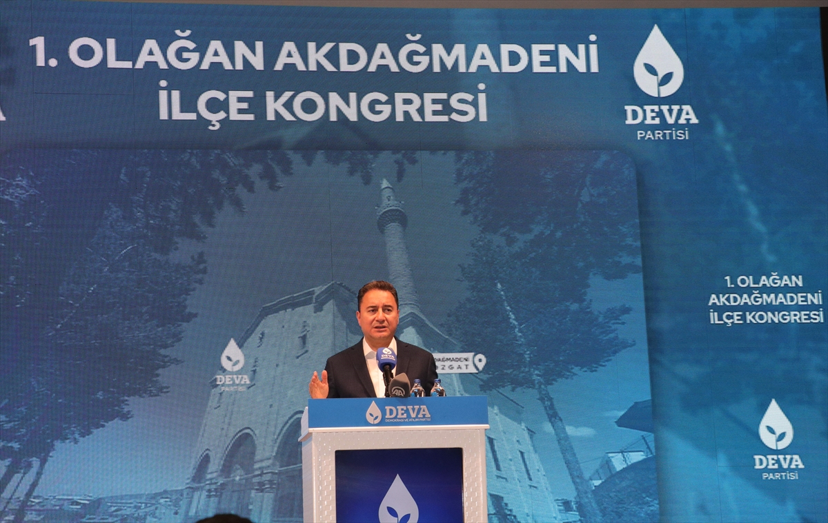 DEVA Partisi Genel Başkanı Ali Babacan Yozgat'ta konuştu: