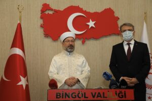 BİNGÖL (AA) – Diyanet İşleri Başkanı Ali Erbaş, Bingöl Valiliğine