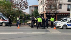 DÜZCE (AA) – Düzce'de bir kişi, yol kenarında çalışır haldeki