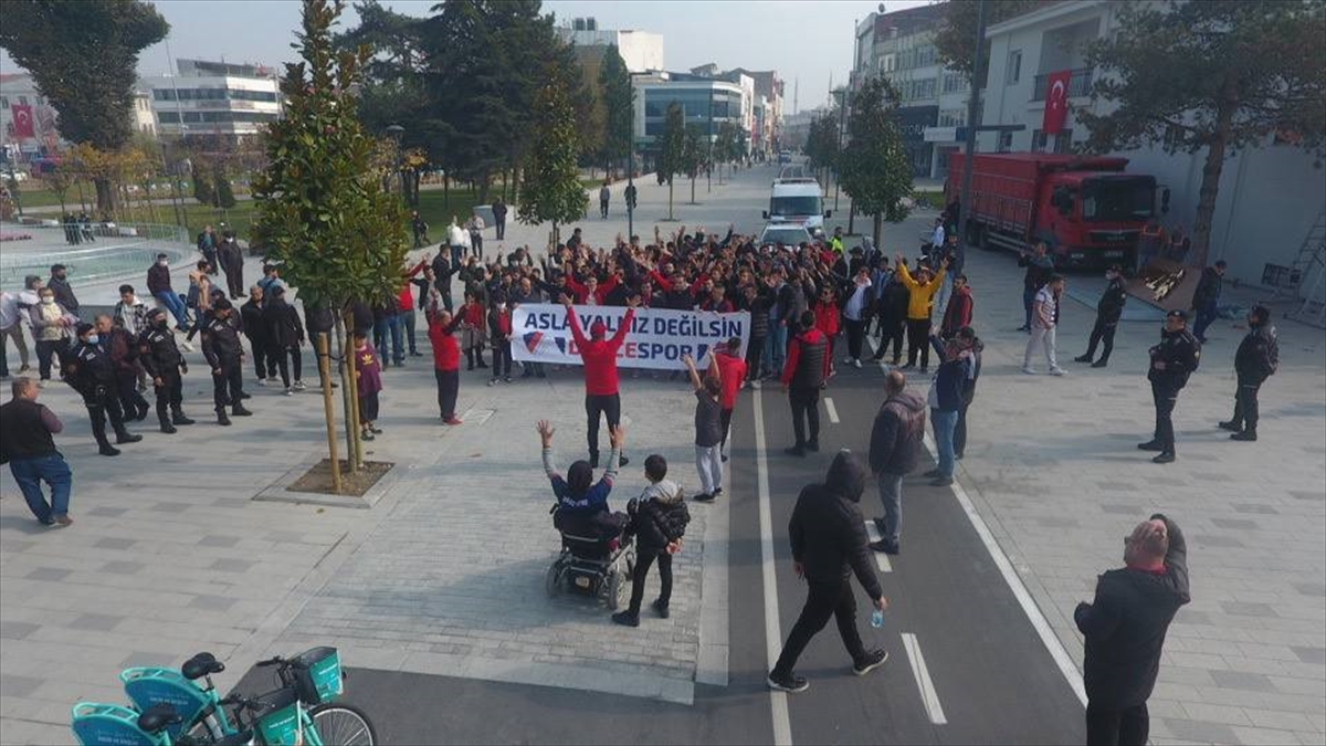 Düzcespor sevgisi “engel” tanımıyor