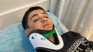 EDİRNE (AA) – Edirne'nin Lalapaşa ilçesinde düzensiz göçmenleri taşıyan minibüsün