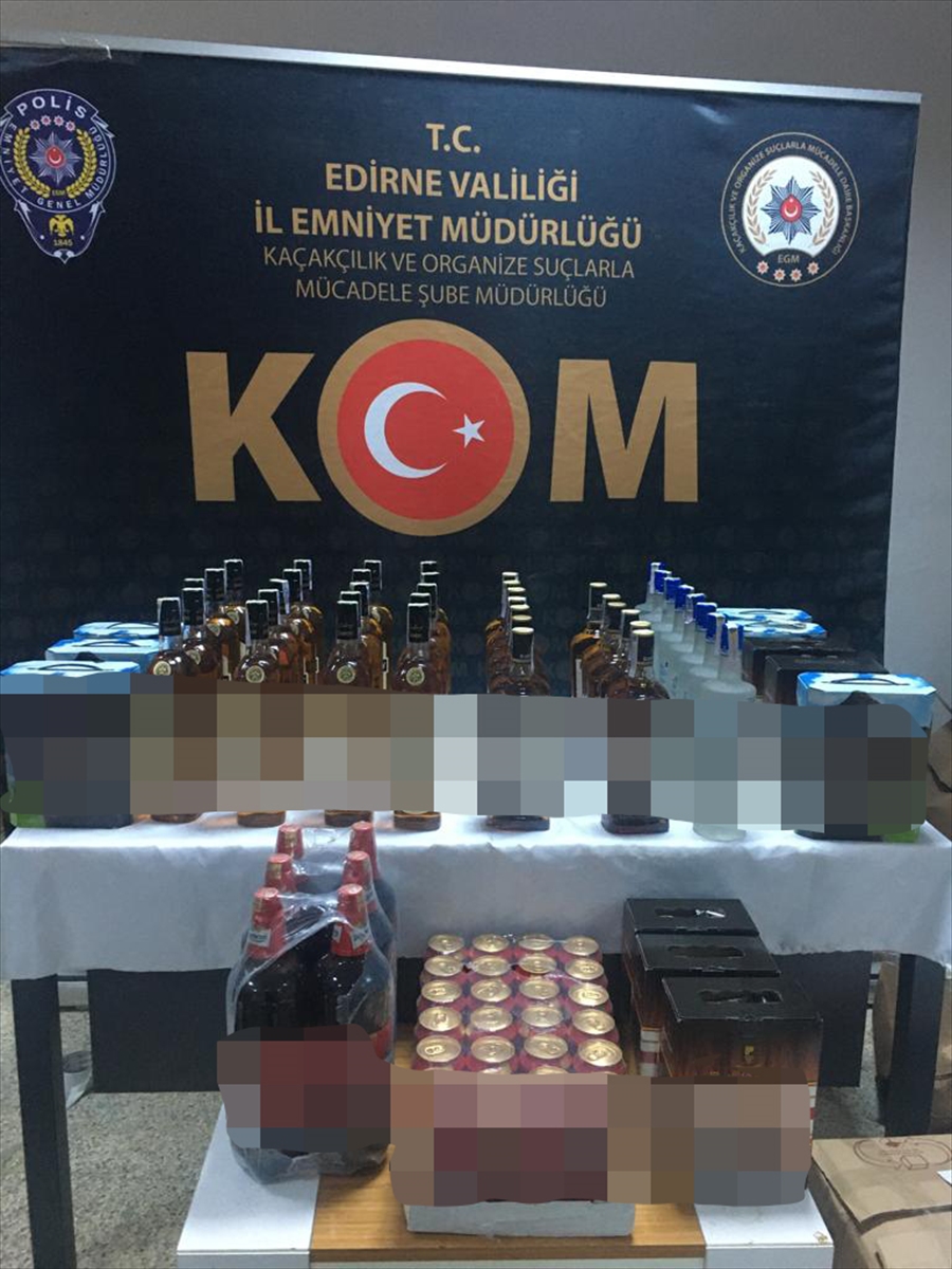 Edirne'de gümrük kaçakçılığı operasyonunda 3 kişi yakalandı