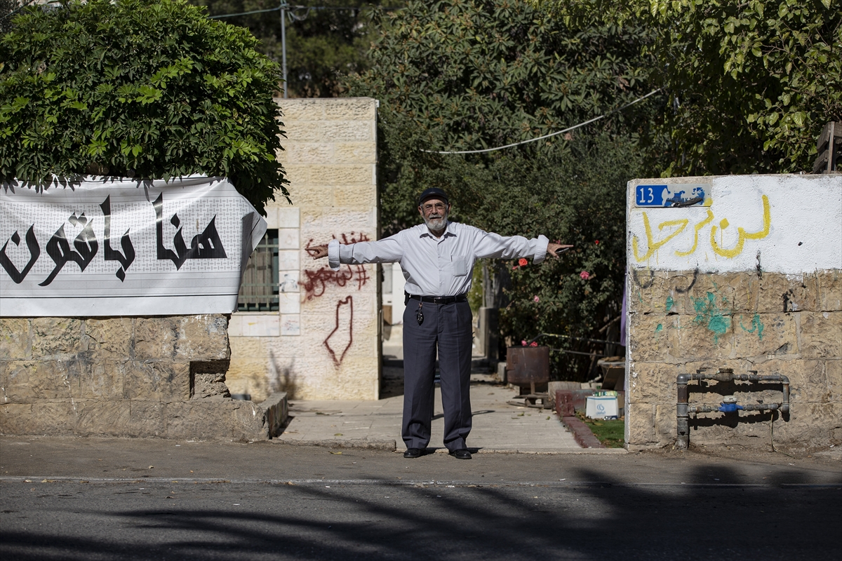 Filistinli Nebil dede İsrail'in tehcir tehdidine karşı her gece nöbette