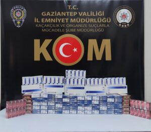 GAZİANTEP (AA) – Gaziantep'te düzenlenen operasyonda gümrük kaçağı 16 bin