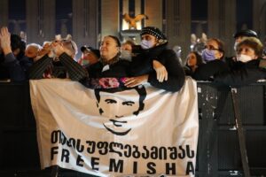 TİFLİS (AA) – Gürcistan'da, 1 Ekim'de gözaltına alınmasından bu yana