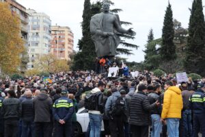 TİFLİS (AA) – Gürcistan'da, 1 Ekim'de gözaltına alınmasından bu yana