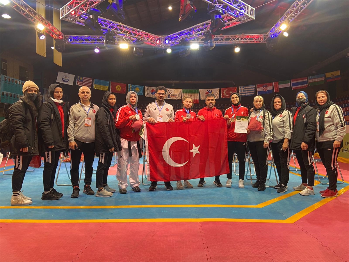 İşitme engelli milli sporcular, İran'da 5 madalya kazandı