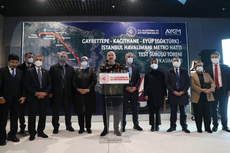 “Türkiye’nin en hızlı metrosu”nda test sürüşleri başladı…