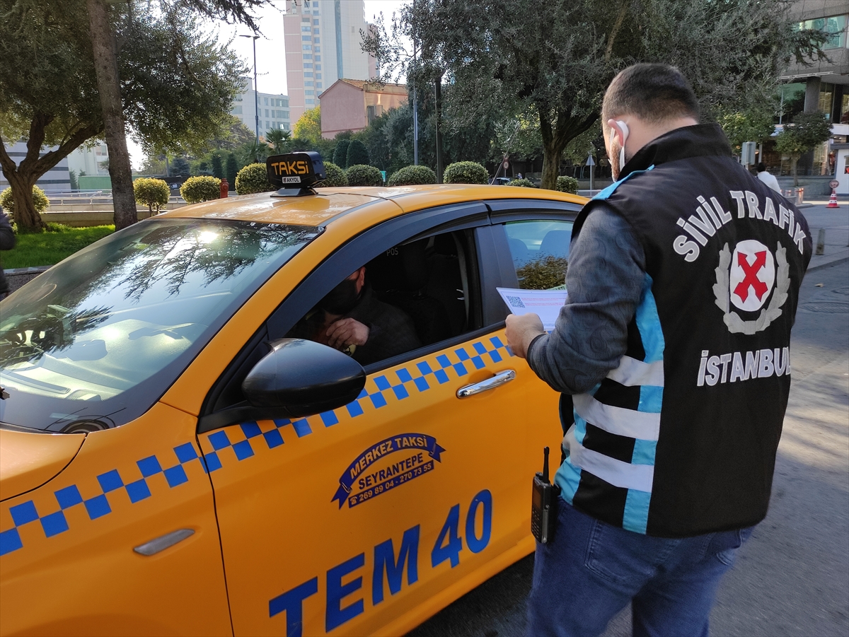 İstanbul'da taksicilere yönelik denetimler sürüyor