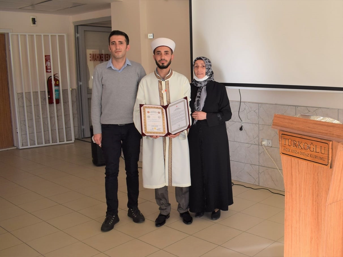 Kahramanmaraş'ta bir hükümlü cezaevinde hafız oldu