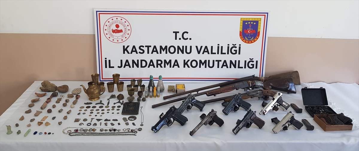 Kastamonu'da tarihi eser operasyonunda 1 şüpheli yakalandı