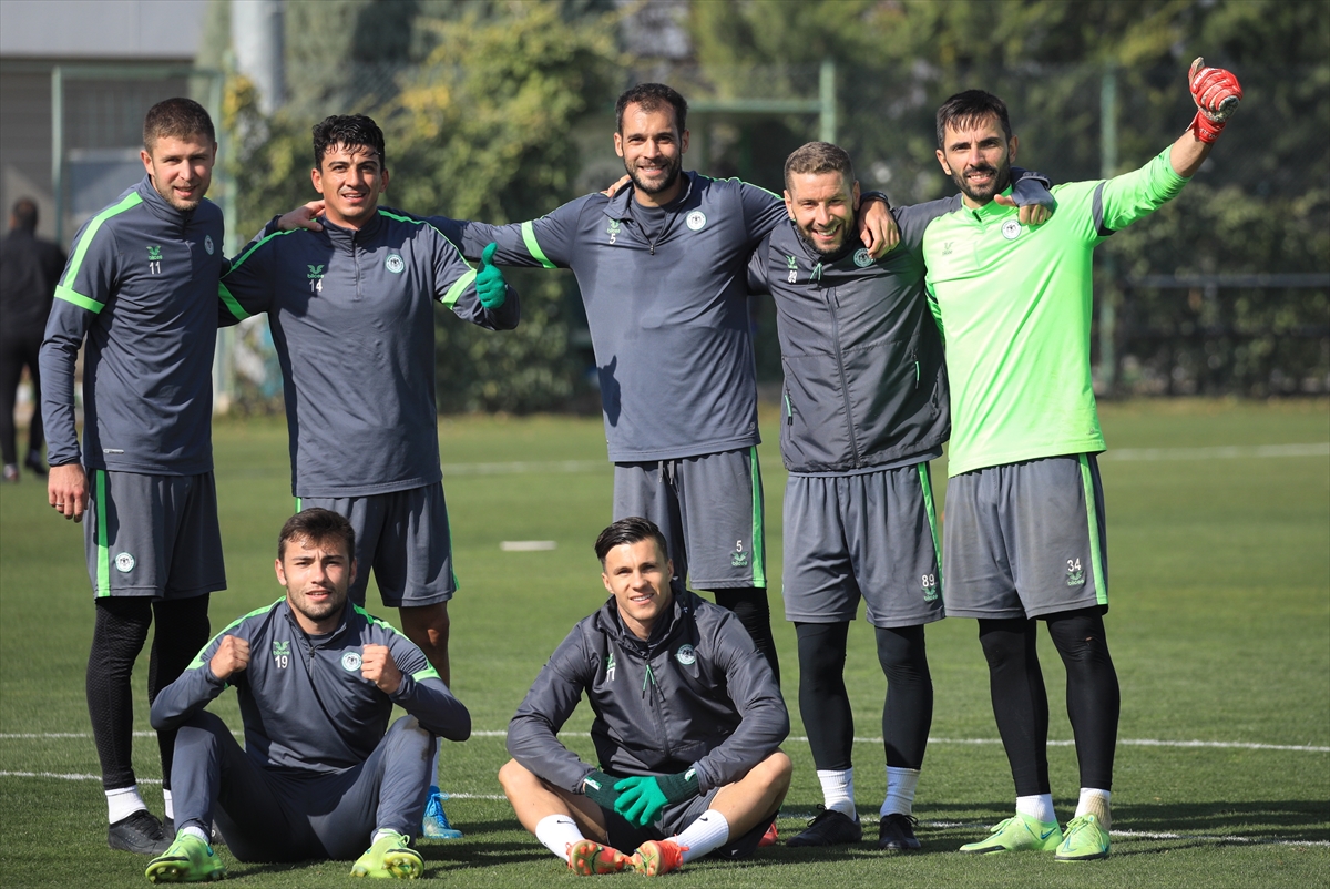 Konyaspor, Çaykur Rizespor maçı hazırlıklarını sürdürdü