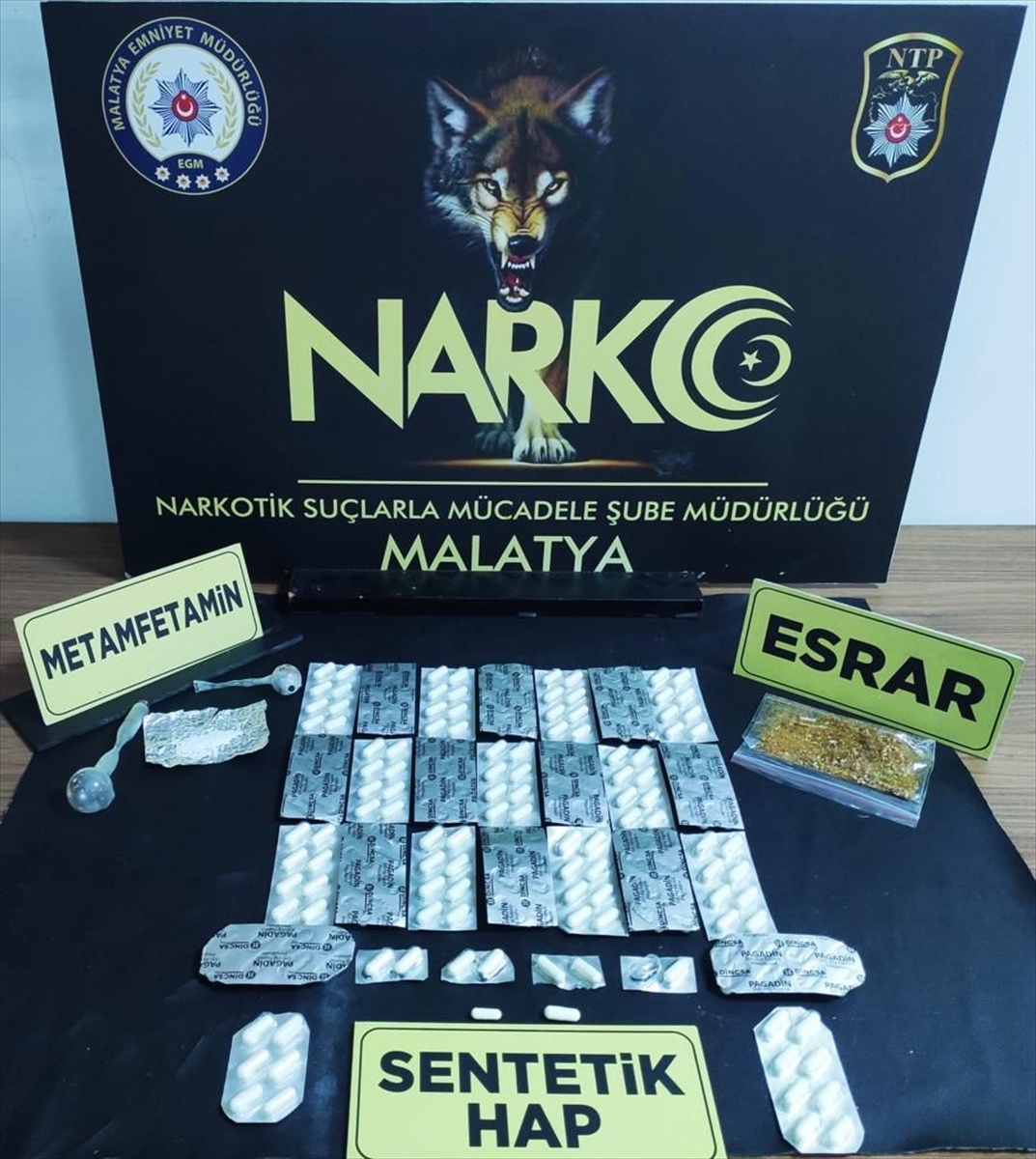 Malatya'da uyuşturucu operasyonunda yakalanan 3 şüpheli tutuklandı