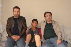 MARDİN (AA) – Mardin'in Kızıltepe ilçesinde sol bacağı 7 yıl