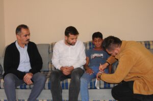 MARDİN (AA) – Mardin'in Kızıltepe ilçesinde yaşayan ve sol bacağı