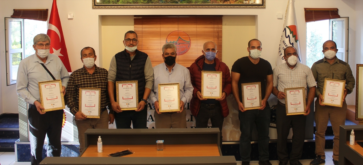 Marmaris'in çam balı coğrafi işaret sertifikaları üreticilere dağıtıldı