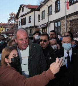 ANKARA (AA) – Memleket Partisi Genel Başkanı Muharrem İnce, Ankara'nın