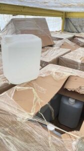 MERSİN (AA) – Mersin'de bir kamyonda yapılan aramada 900 litre