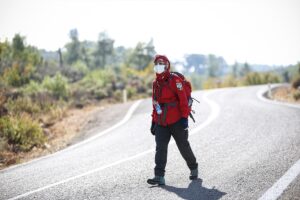 MERSİN (AA) – Mersin'in Gülnar ilçesinde ailesinin kırsal alanda çadır