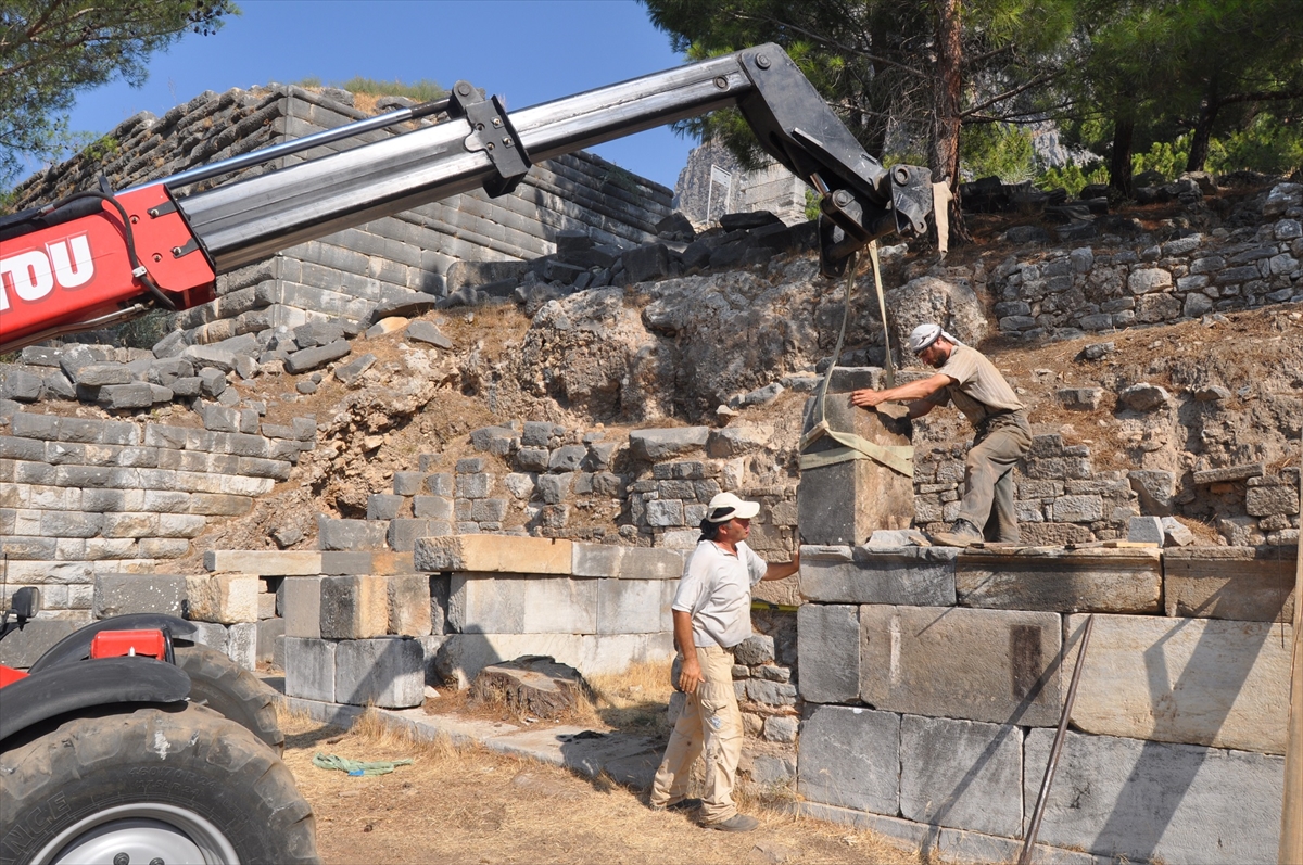 Priene Antik Kenti'nde 2021 yılı kazı çalışmaları tamamlandı