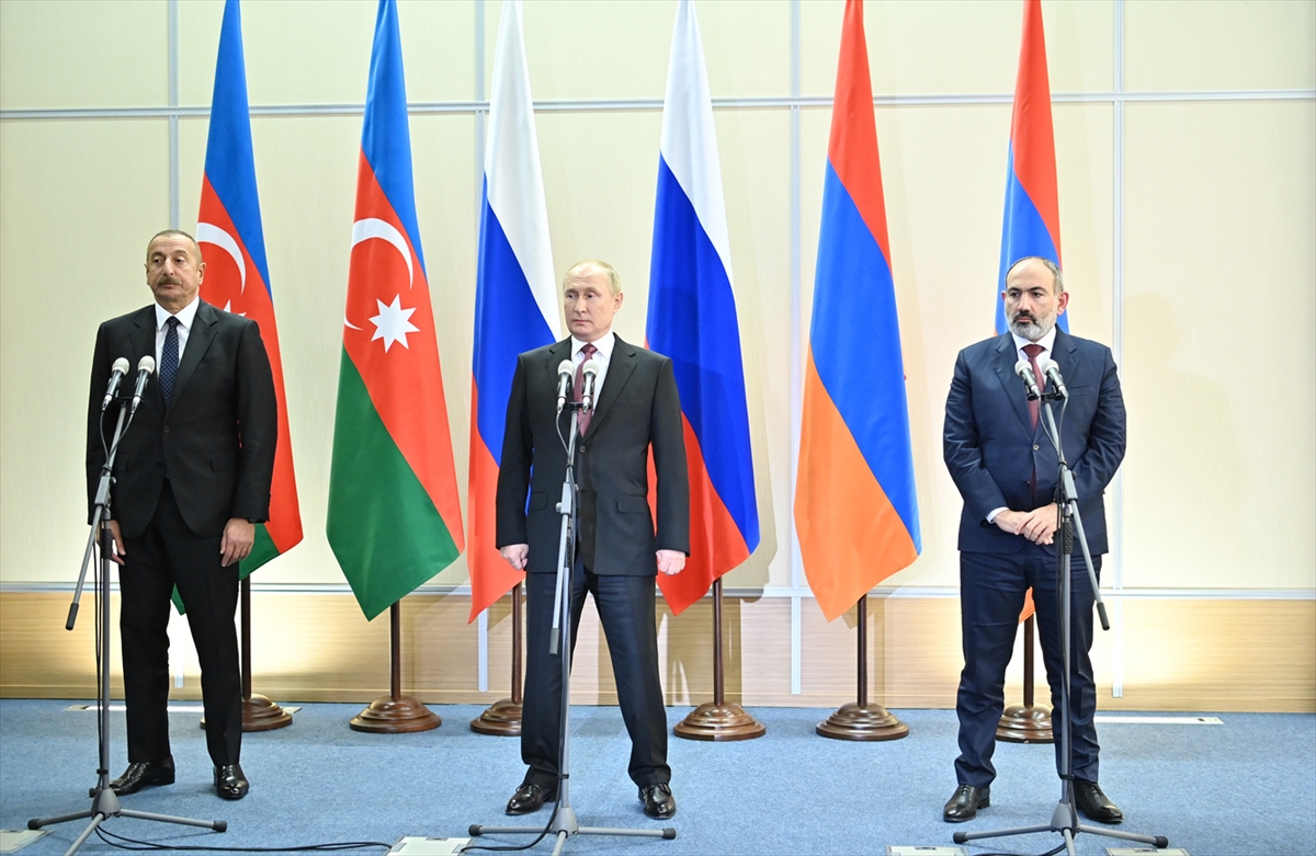 Putin, Aliyev ve Paşinyan'ın Soçi zirvesi sona erdi
