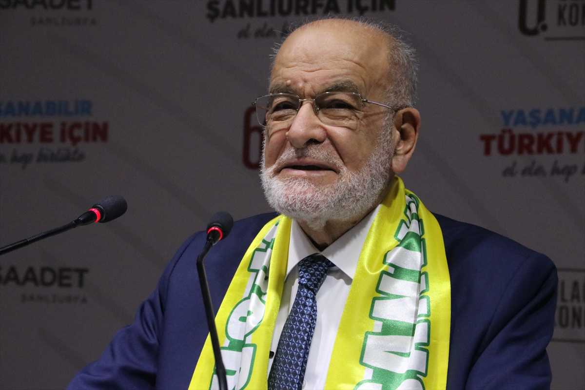 Karamollaoğlu, Saadet Partisi Şanlıurfa İl Kongresi'nde konuştu: