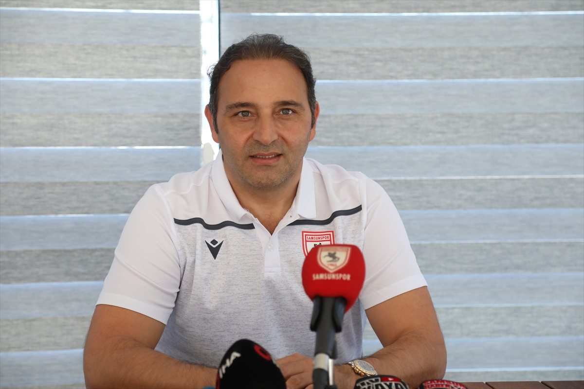 Samsunspor Teknik Direktörü Çapa: “Şu anda fiziksel olarak ligin gerisindeyiz”