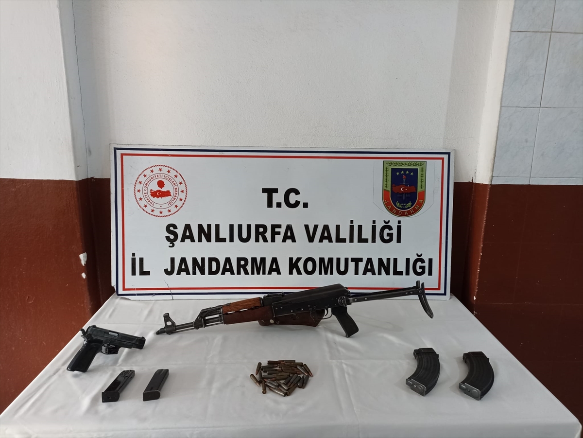 Şanlıurfa'da 2 uzun namlulu silah ve 4 tabanca ele geçirildi