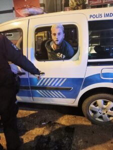 TEKİRDAĞ (AA) – Tekirdağ'ın Çerkezköy ilçesinde görevli polis memurlarını darbettiği