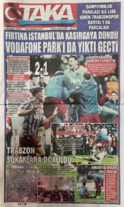 TRABZON (AA) – Trabzon'da yerel gazeteler, Spor Toto Süper Lig'in
