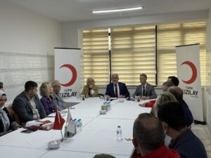 EDİRNE (AA) – Türk Kızılay Genel Başkanı Kerem Kınık, Belarus-Polonya