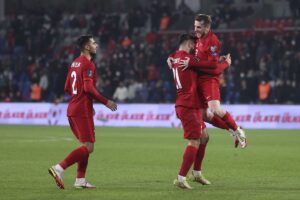 - Türkiye: 3 - Cebelitarık: 0 (İlk yarı)