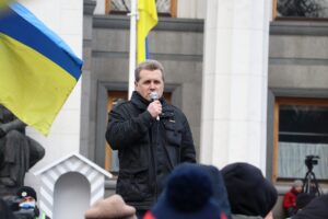 KİEV (AA) – Ukrayna'nın başkenti Kiev'de aşı karşıtları, artan vakalar