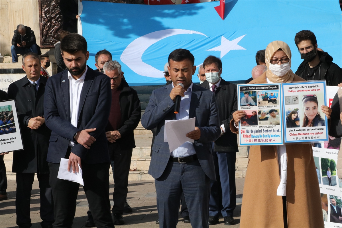 Yozgat'ta, Çin'in Uygur Türklerine yönelik politikası protesto edildi