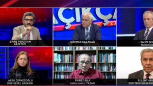 Bu akşam Halk TV’de ekrana gelen Gökmen Karadağ ile Açıkça