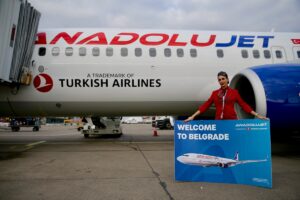 BELGRAD (AA) – AnadoluJet, Sırbistan'ın başkenti Belgrad'dan Ankara'ya seferler düzenlemeye