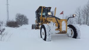 ARDAHAN (AA) – Ardahan'ın Posof ilçesinde yoğun kar ve tipi