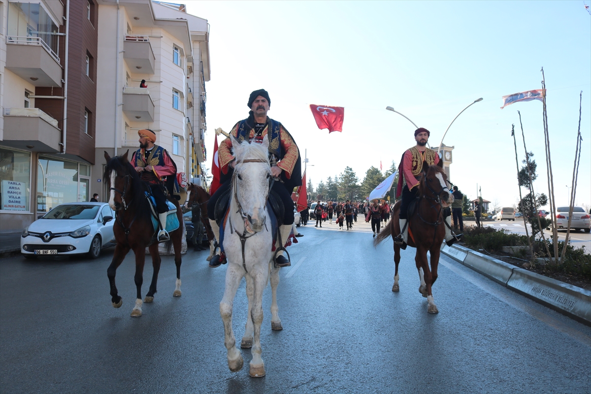 Atatürk'ün Ankara'ya gelişi, Gölbaşı'nda kortej yürüyüşü ile kutlandı