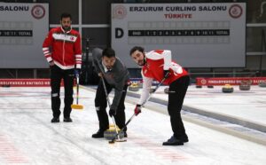 ERZURUM (AA) – YUNUS HOCAOĞLU – Norveç'te düzenlenen Avrupa Curling